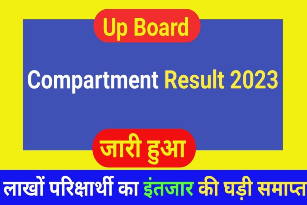 UP Board 10th 12th Compartment Result Jari 2023
