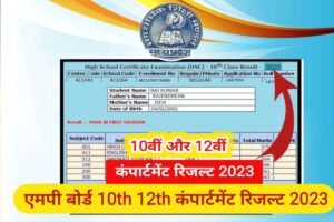 MP Board 10th 12th Supplementary Result 2023 Download